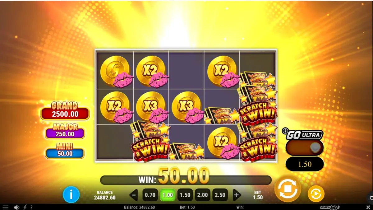 Granny’s Wild slot com tema de vovó em Las Vegas em dispositivo móvel