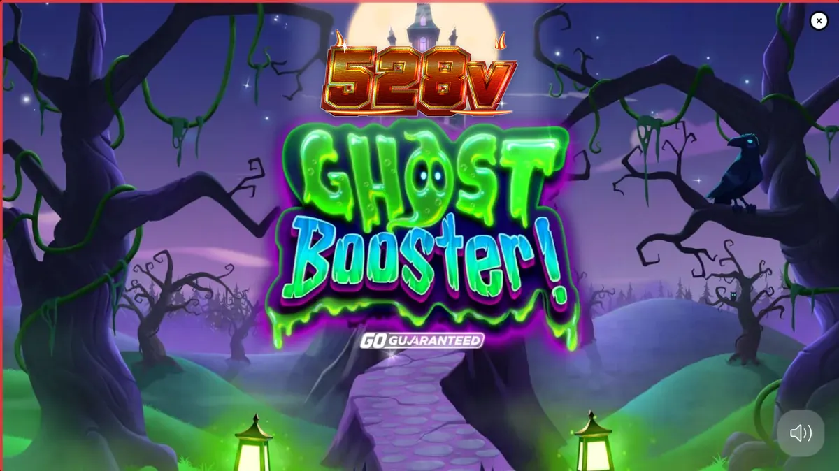 Interface colorida e temática de Halloween do slot Ghost Booster
